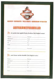 Aufnahmeformular